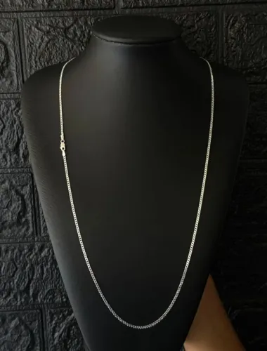 Prata925 Escama De Peixe 2mm 70cm