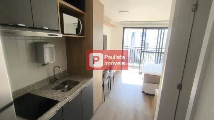 Studio Novo Mobiliado à venda, Andar Alto, bem ventilado, bem ensolarado, meios de transpo