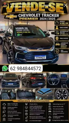 Chevrolet Tracker Premier 1.2 Turbo 12V Flex AUT 2025