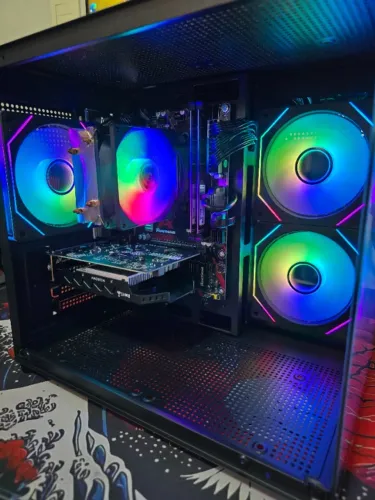 Computador Intel I7 Memoria Ram 16GB RX 560 SSD 240GB Fonte 500w Gabinete Gamer 3 Fans ARG