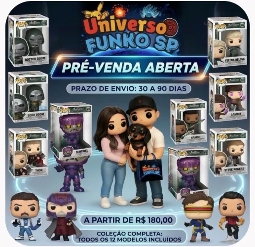 Kit Completo Funkos Doomsday