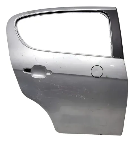 Porta Traseira Direita Fiat Palio Novo 2011 2017 Prata 00368