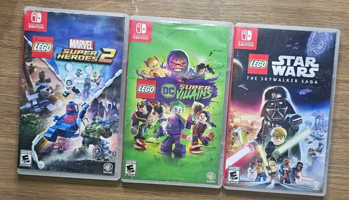 Combo 3 (três) Jogos Lego Nintendo Switch Usados