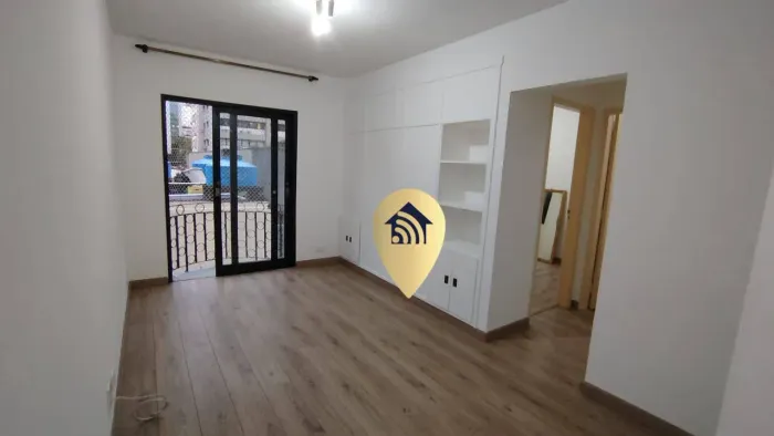Apartamento com 1 dormitório para alugar, 75 m² por R$ 3.690/mês - Itaim Bibi - São Paulo/