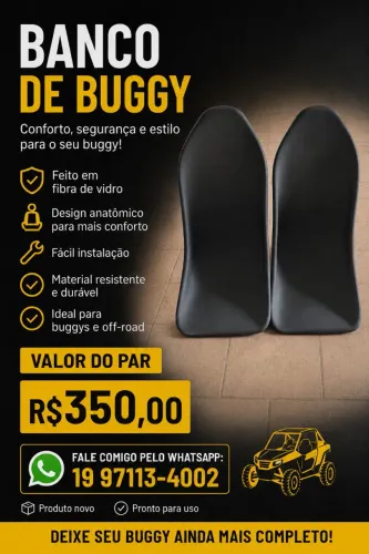 Banco para buggy 