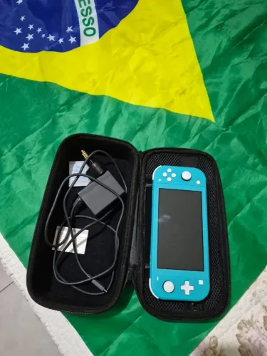Nintendo switch lite azul