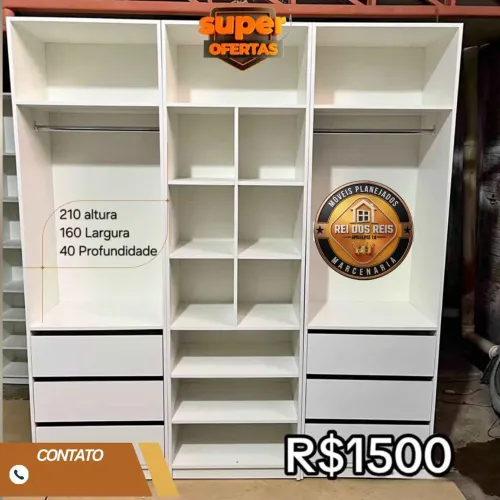 Closet em MDF branco