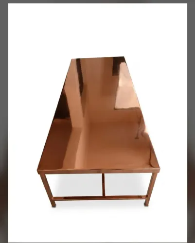Mesa toda em inox 