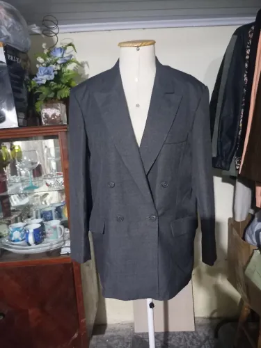 Blazer masculino cinza Tam 42