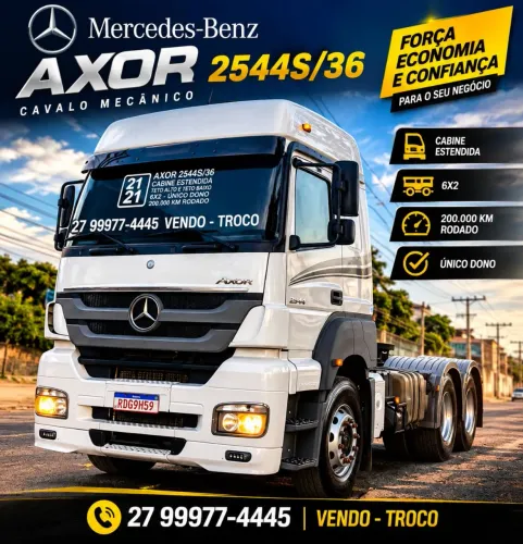 Caminhão Axor 2544s/36 Branco