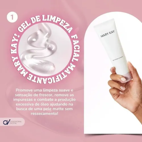 Gel de Limpeza Facial Matificante Mary kay