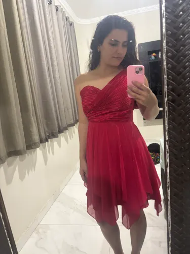 Vestido de festa vermelho