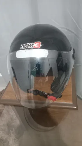 Capacete aberto