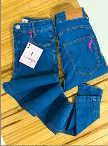 Calça sal e pimenta