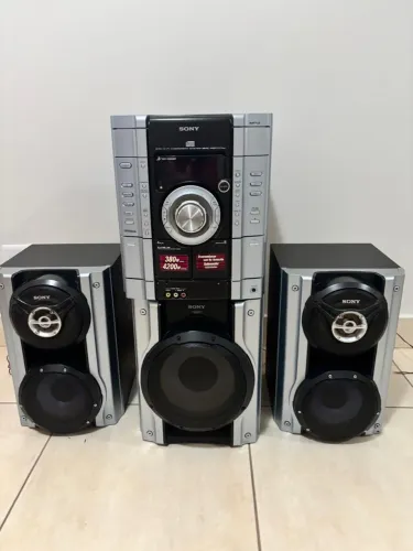 Mini System Sony 380w RMS c/ Subwoofer