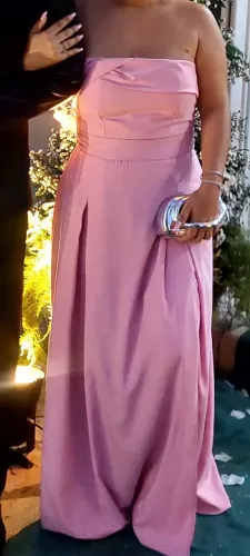 Vestido madrinha de casamento, tons de rosas. Vestido rosa bebê, usado apenas 1 vez.