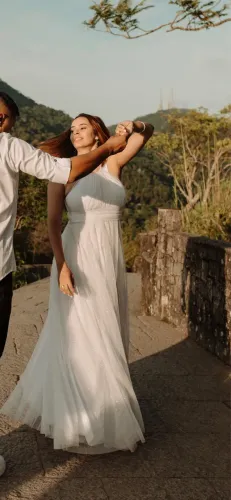 Vestido de festa branco