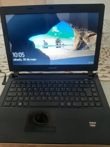 Notebook SEMP TOSHIBA - 4GB - SSD Kingston 240GB