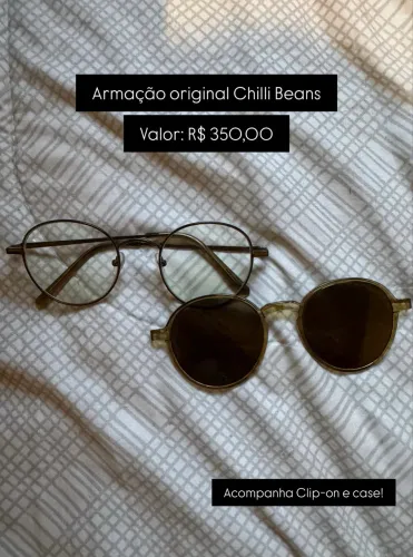 Desapego! Armações de óculos originais Chilli Beans