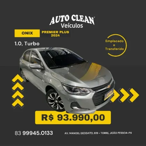 Chevrolet Onix Sedan Plus Premier 1.0 12V TB Flex Aut. 4P 2024