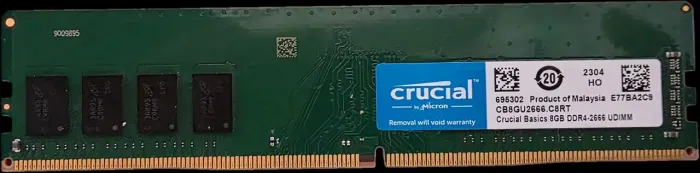 Memória RAM DDR4 8gb Crucial
