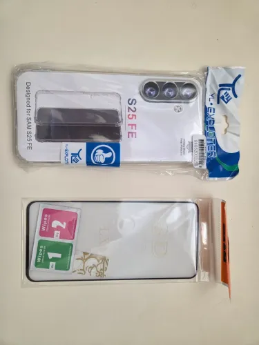 Capa FIT IT Anti Impacto para celular Samsung Galaxy s25 FE + Película 3D e de câmera 