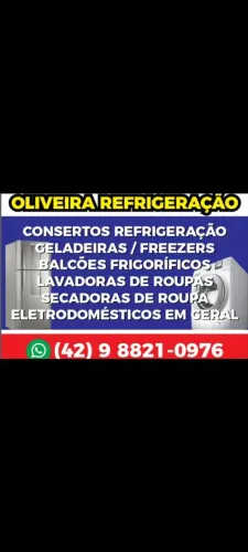 Geladeiras & Máquinas de Lavar Roupas/Consertos