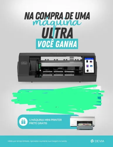 Máquina de cortar películas + mini printer