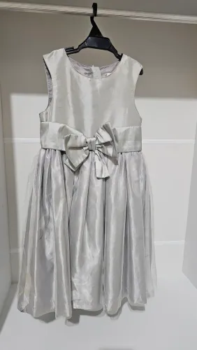 H&M Vestido de festa infantil TULE prata / cinza<br>VESTIDO FESTA H&M - TULE OCRE - MENINA