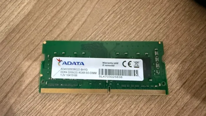 Memória RAM 8GB DDR4 3200MHz Adata Para Notebook (SO-DIMM)
