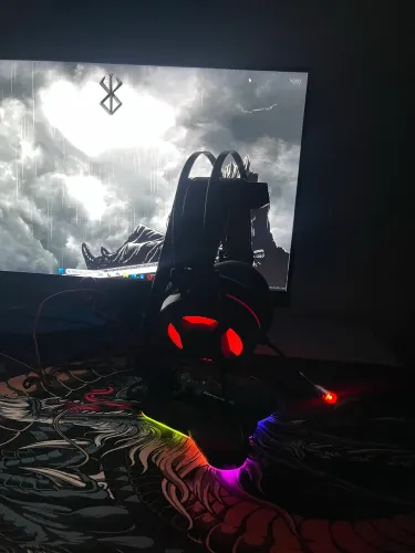 Suporte para Microfone Fortrek com RGB NOVO