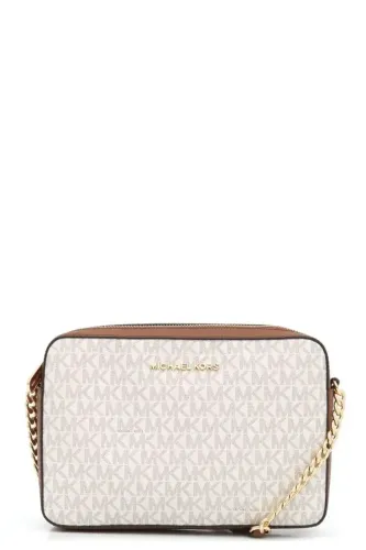 Bolsa Transversal Jet Set Logo Pequena Michael Kors