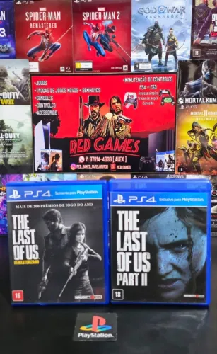 The Last Of Us 1 e 2 PS4