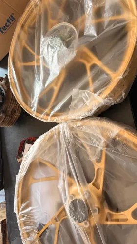 Rodas cg 160 pé de galinha novas na caixa 