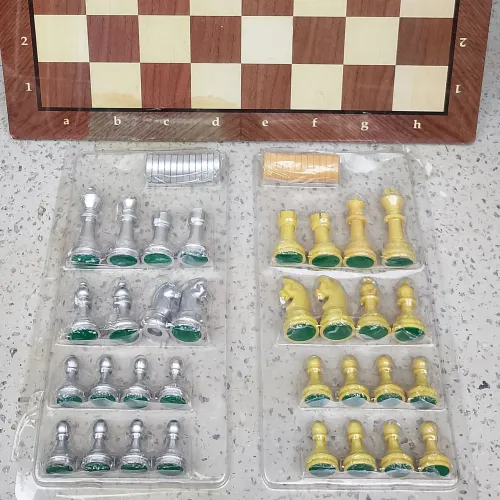  Xadrez Novo 40x40 cm - Completo e Pronto para Jogar