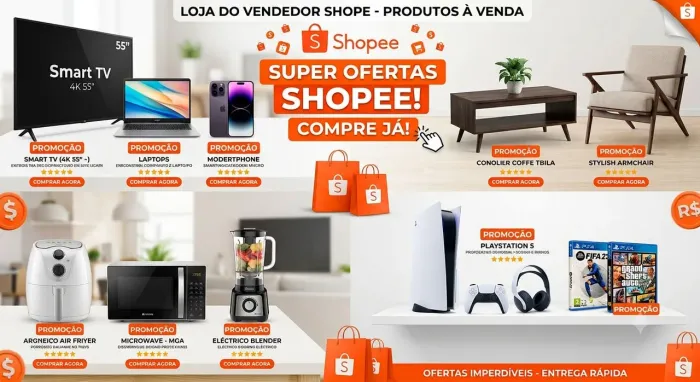 Vários itens na promoção!!! Compre e receba em casa