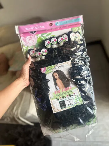 cabelo biofibra preto