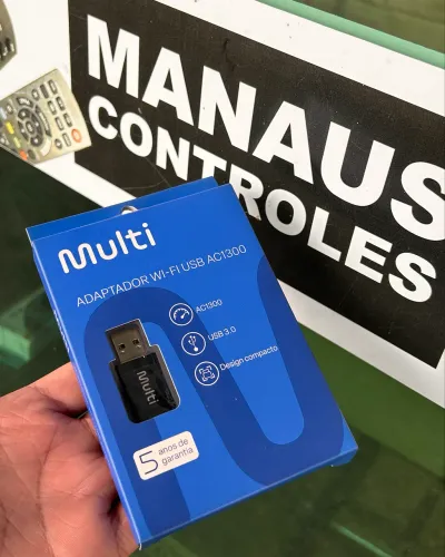 Adaptador Wifi Multi 5G 1300 Mbps Versão 3.0 - Entregamos 