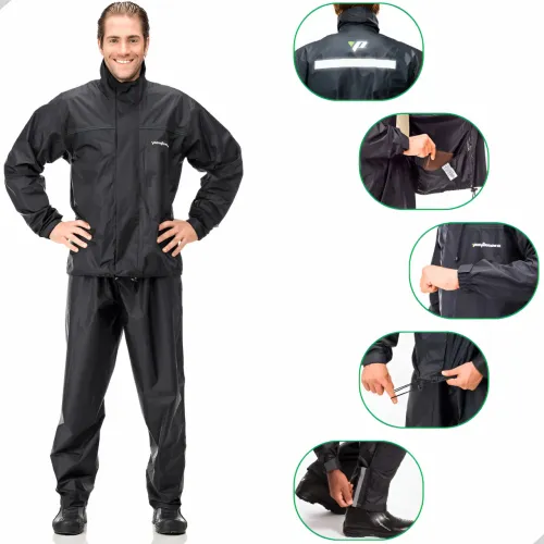 Capa Chuva Impermeável Pantaneiro Nylon Conjunto Motoqueiro