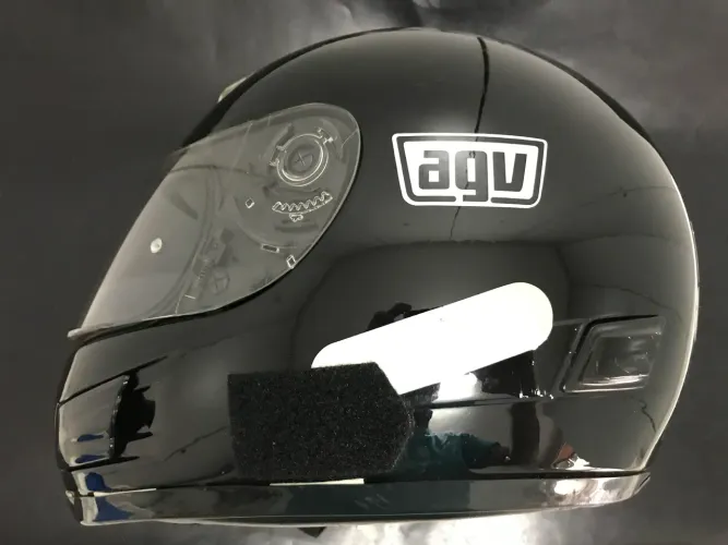 Capacete KBC preto número 58