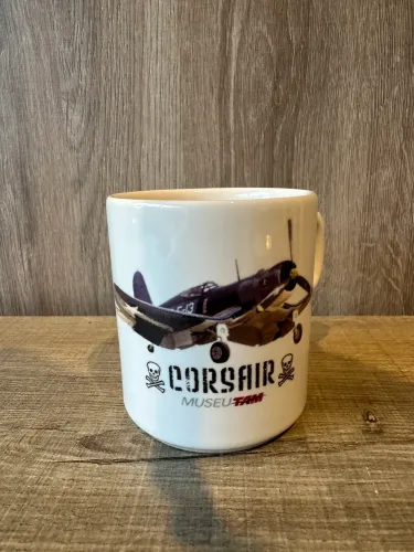 Caneca Corsair F4U-1 Museu TAM Nova Colecionador Campinas-sp
