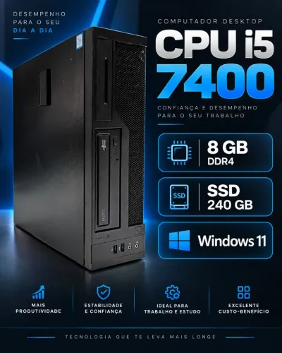 Computador i5 7400 7° geração ddr4