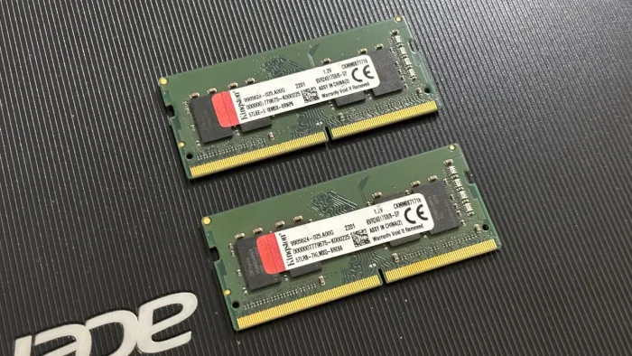 Memória ram 16 gb ddr4 2666 ( 8 gb + 8gb ) da Kingston - seminovas