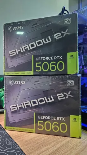 Placa De Video Msi Geforce RTX 5060 Shadow 2x Oc 8GB Gddr7 128 Bits 912-v537-037