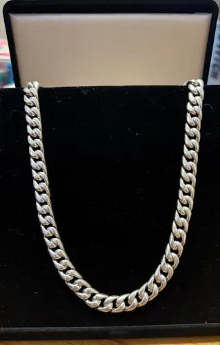 Cordão em Prata 925 - Modelo Grumet