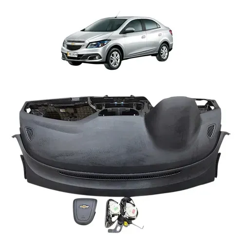 Kit Airbag Chevrolet Prisma 2015 Preto