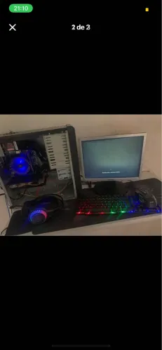 PC GAMER  A VENDA ! PREÇO NEGOCIÁVEL OU TROCO POR ALGO DO MEU INTERESSE OU GELADEIRA.