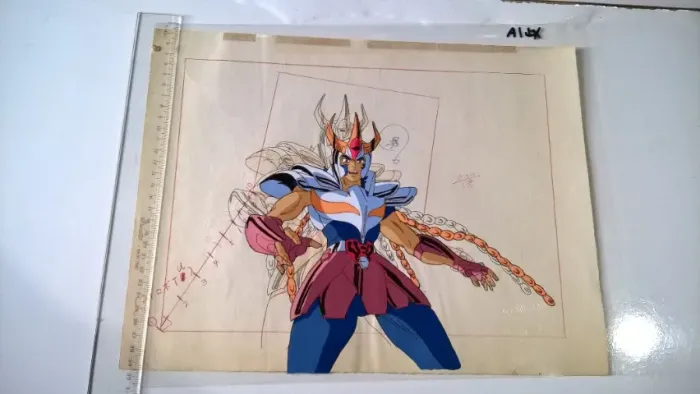 Acetato Original da Série Cavaleiros do Zodíaco (1987) - Ikki