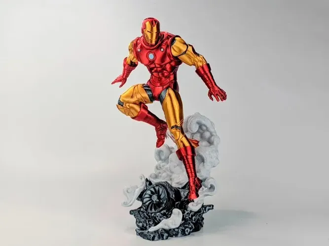 HOMEM DE FERRO - Estátua 3D Premium Decorativa | R$240