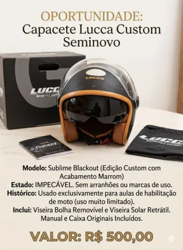 Capacete Lucca Custon